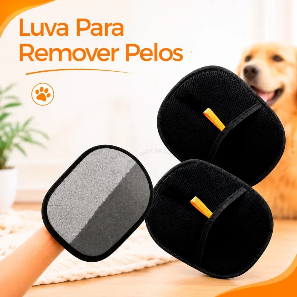 Luvas Removedor De Pelos Cães E Gatos Animais De Estimação Pet Escova De Remoção