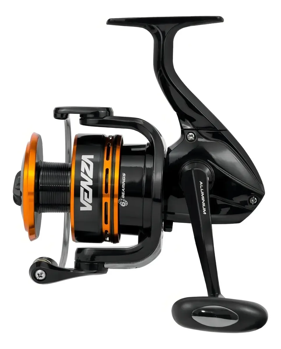 Molinete de Pesca Marine Sports Venza 3000 6 Rolamentos Preto